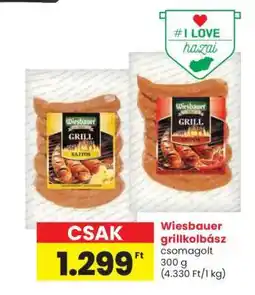 Spar Wiesbauer Grillkolbász ajánlat
