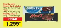 Spar Bounty, Mars Secret Centre keksz ajánlat