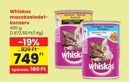 Spar WHISKAS MACSKAELEDEL KONZERV ajánlat