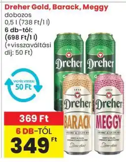 Spar Market Dreher Gold, Barack, Meggy ajánlat