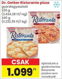 Spar Market DR. OETKER Ristorante pizza ajánlat