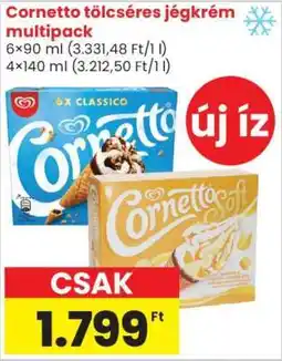Spar Market Cornetto Tölcséres Jégkrém Multipack ajánlat