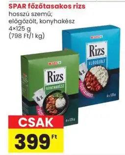 Spar Market SPAR főzőtasakos rizs ajánlat