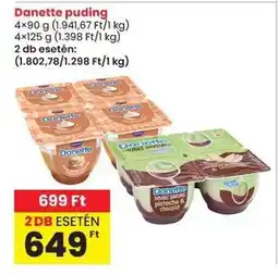 Spar Danette pudding ajánlat