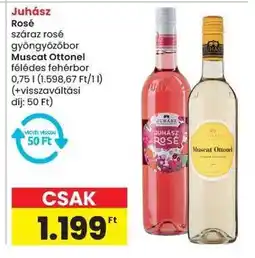 Spar Juhász Rosé és Muscat Ottonel ajánlat
