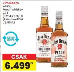 Spar Jim Beam White, Peach whiskey ajánlat