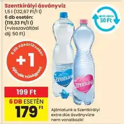Spar SZENTKIRÁLYI Ásványvíz ajánlat