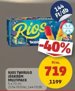 PENNY RIOS TWIRULO JÉGKRÉM MULTIPACK ajánlat