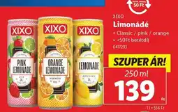 Lidl XIXO Limonáde ajánlat