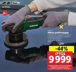 Lidl PARKSIDE Akkus polírozógép ajánlat