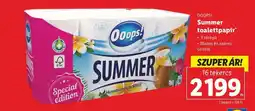 Lidl OOOPS! Summer toalettpapír ajánlat
