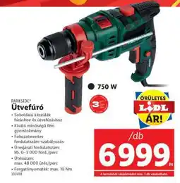 Lidl Parkside Ütvefúró ajánlat