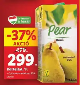 Lidl Körteital, 1l ajánlat