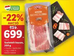 Lidl PIKOK Szeletelt bacon ajánlat