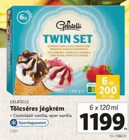 Lidl GELATELLI Tölcséres jégkrém ajánlat