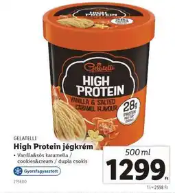 Lidl GELATELLI High Protein jégkrém ajánlat