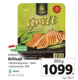 Lidl SZARVASI Grillsajt ajánlat