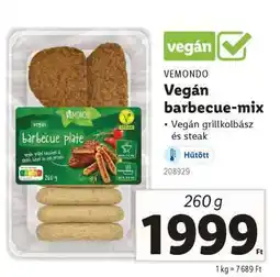 Lidl Vemondo Vegán barbecue-mix ajánlat