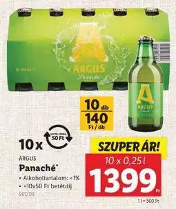 Lidl ARGUS Panaché ajánlat