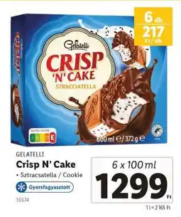 Lidl Gelatelli Crisp N’ Cake ajánlat
