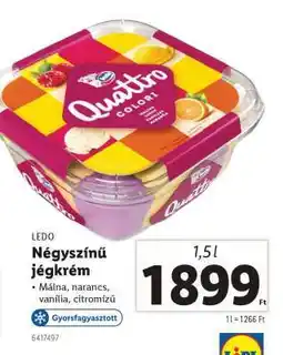 Lidl LEDO Négyszínű jégkrém ajánlat
