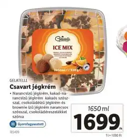 Lidl GELATELLI Csavart jégkrém ajánlat