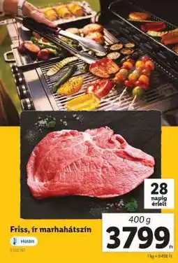 Lidl Friss, ír marhahátszín ajánlat
