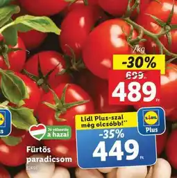 Lidl Fürtös paradicsom ajánlat