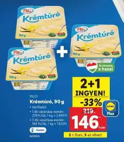 Lidl PILOS Krémtúró, 90 g ajánlat