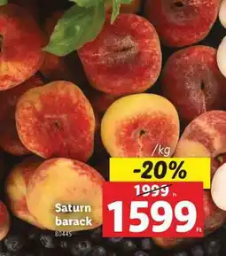 Lidl Saturn barack ajánlat