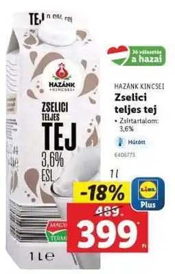 Lidl Zselici teljes tej ajánlat
