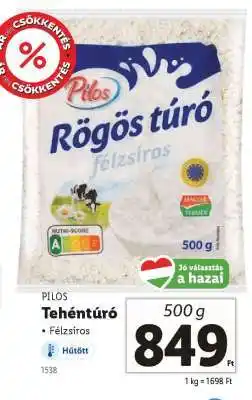 Lidl PILOS Tehéntúró ajánlat