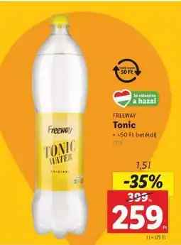 Lidl Freeway Tonic Water ajánlat