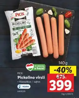 Lidl PICKOLINO VIRSLI ajánlat