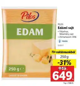 Lidl PILOS Edámi sajt ajánlat