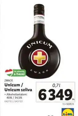 Lidl Unicum / Unicum szilva ajánlat