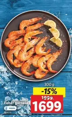 Lidl Fehér garnéla ajánlat