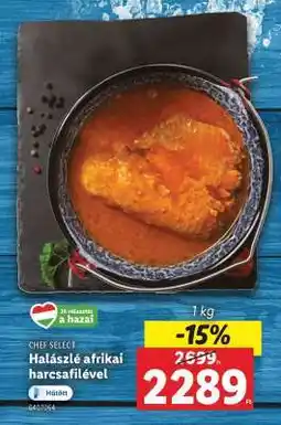 Lidl Halászlé afrikai harcsafilével ajánlat
