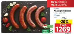 Lidl Angus grillkolbász ajánlat