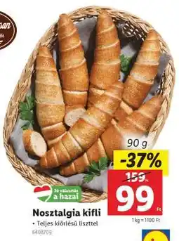 Lidl Nosztalgia kifli ajánlat