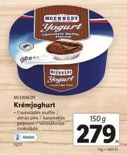 Lidl MCENNEDY Krémjoghurt ajánlat
