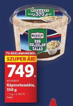 Lidl MCENNEDY Káposztasaláta, 350 g ajánlat