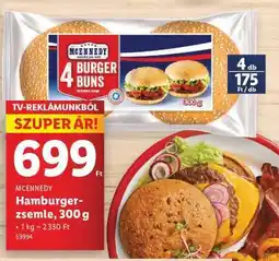 Lidl MCENNEDY Hamburger zsemle, 300 g ajánlat