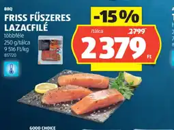 ALDI Friss fűszeres lazacfilé ajánlat