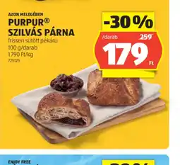 ALDI Purpúr szilvás párna ajánlat