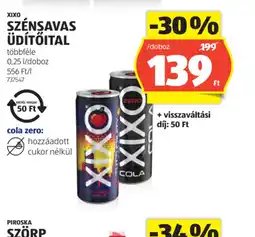 ALDI Xixo Szénsavas Üdítőital ajánlat