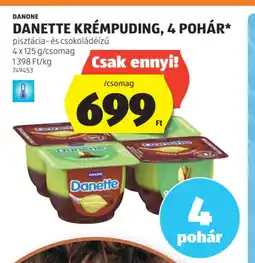 ALDI Danette Krémpuding ajánlat