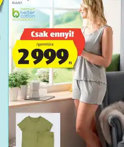 ALDI Női rövid pizsama ajánlat
