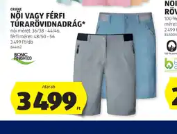 ALDI Crane Női vagy Férfi Túrarövidnadrág ajánlat