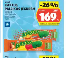 ALDI Nestlé Kaktus Pálcikás Jégkrém ajánlat